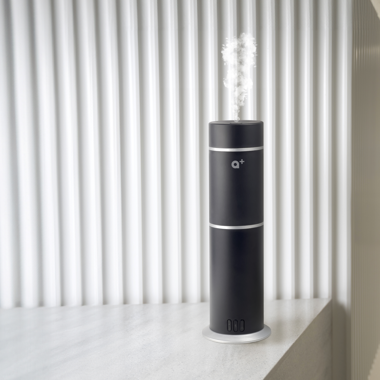 Aromar+ Waterless Cylinder Diffuser Black